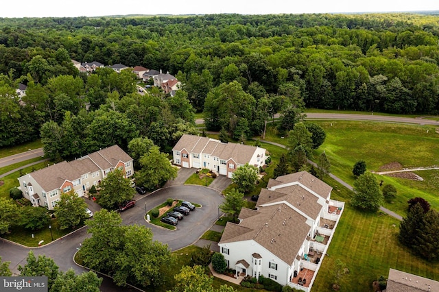 202 Park Knl, Princeton, NJ 08540 - aerial view of residential area featuring a forest
