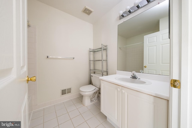 202 Park Knl, Princeton, NJ 08540 - full bathroom with tile patterned flooring, vanity, and a shower