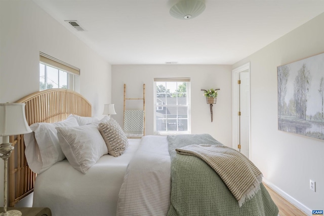 324 NW 8th St, Charlottesville, VA 22903 - bedroom featuring multiple windows and light wood-style floors