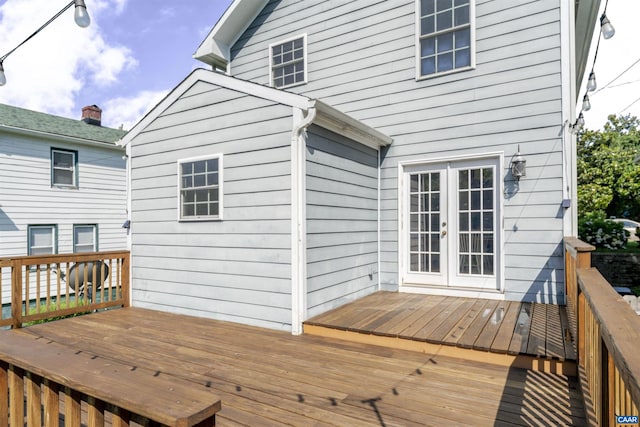 324 NW 8th St, Charlottesville, VA 22903 - deck with french doors