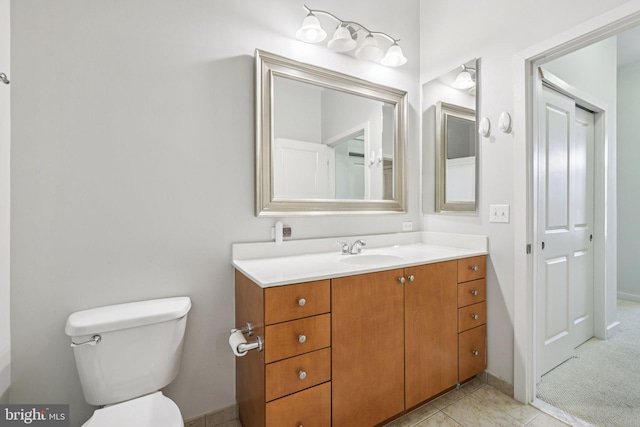 1209 N Charles St Unit 409, Baltimore, MD 21201 - bathroom with vanity and tile patterned flooring