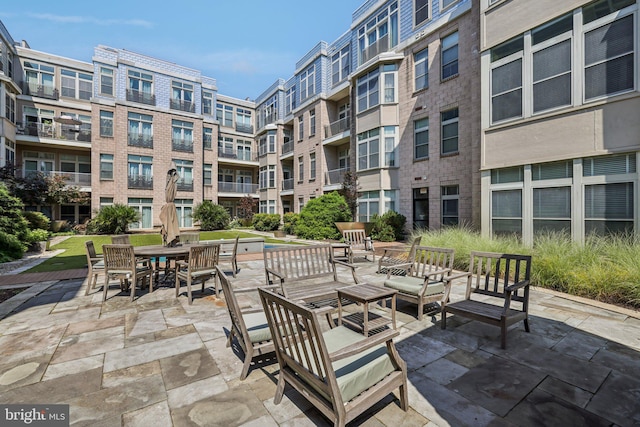 1209 N Charles St Unit 409, Baltimore, MD 21201 - view of patio