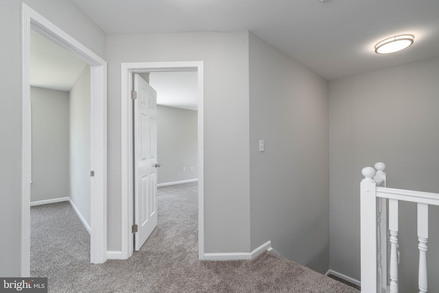 3 Beckett St, Clayton, NJ 08312 - hallway with an upstairs landing and carpet