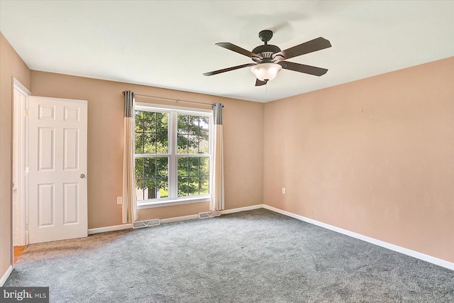 60 Joan Dr, York, PA 17404 - carpeted empty room with baseboards and a ceiling fan