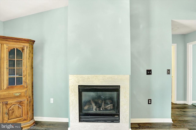 60 Joan Dr, York, PA 17404 - detailed view of wood finished floors and a high end fireplace