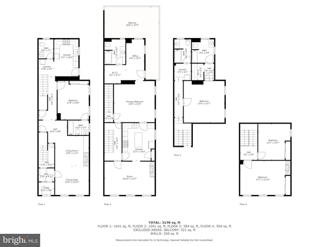 239 W Lafayette Ave, Baltimore, MD 21217 - view of floor plan / room layout