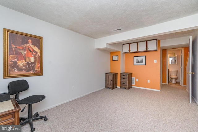 845 Angel Valley Ct, Edgewood, MD 21040 - office with light carpet and a textured ceiling