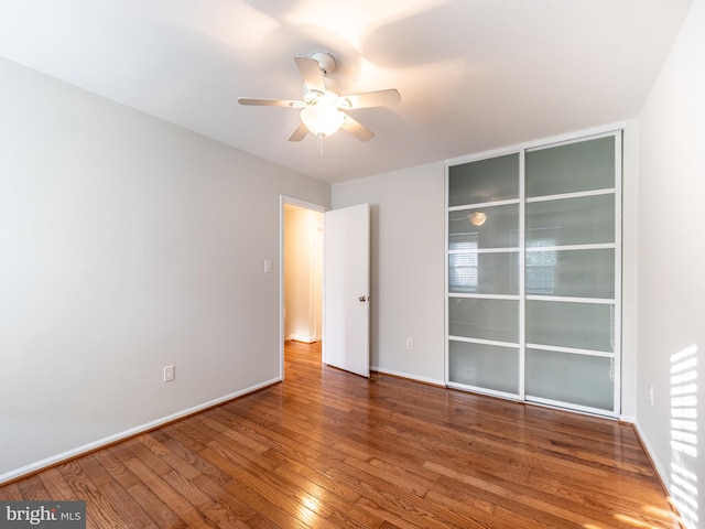 14901 Joshua Tree Rd, North Potomac, MD 20878 - unfurnished room featuring a ceiling fan and wood-type flooring