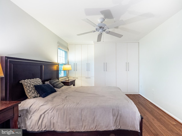 14901 Joshua Tree Rd, North Potomac, MD 20878 - bedroom featuring wood finished floors and a ceiling fan