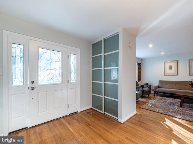 14901 Joshua Tree Rd, North Potomac, MD 20878 - foyer entrance featuring light wood-type flooring and recessed lighting