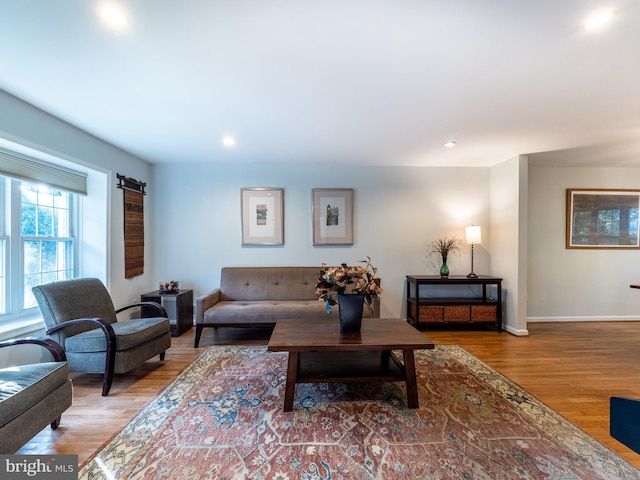 14901 Joshua Tree Rd, North Potomac, MD 20878 - living room with wood finished floors and recessed lighting