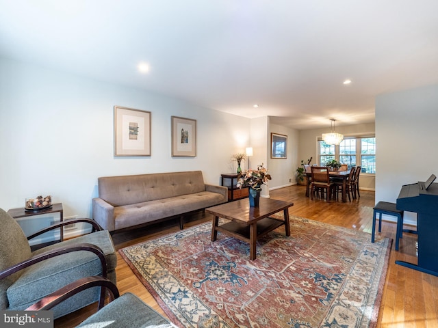 14901 Joshua Tree Rd, North Potomac, MD 20878 - living area featuring wood finished floors and recessed lighting