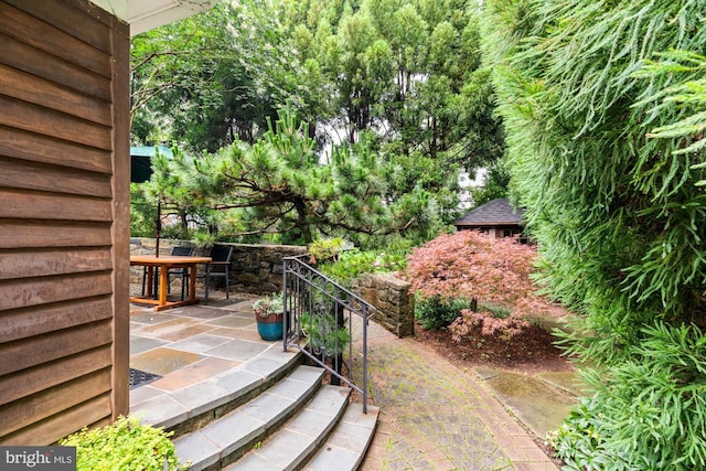 2723 Washington Ave, Chevy Chase, MD 20815 - view of yard featuring a patio area and outdoor dining space