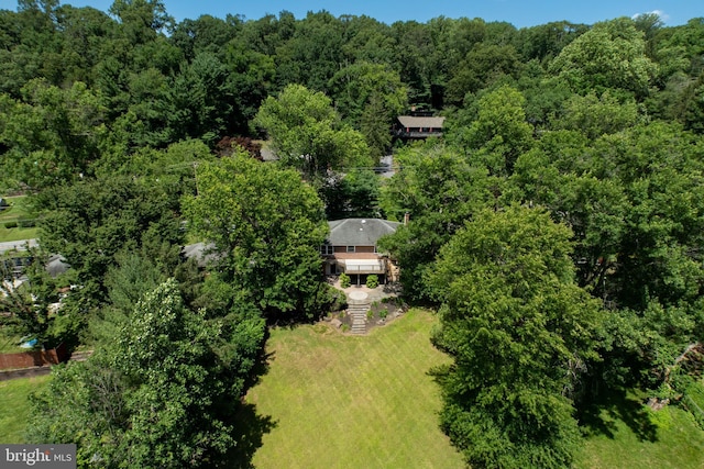 860 Temple Rd, Pottstown, PA 19465 - aerial view of property and surrounding area featuring a heavily wooded area