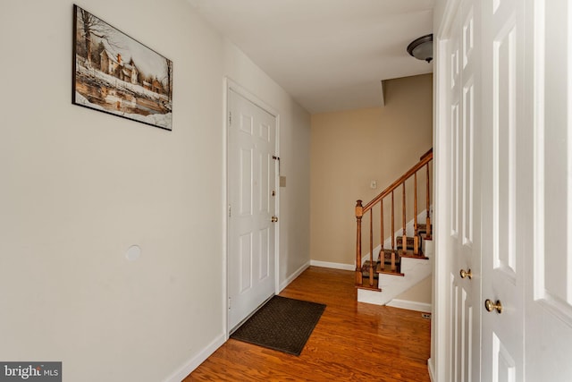 5 Charcoal Ln, Mohnton, PA 19540 - foyer entrance with wood finished floors and stairway