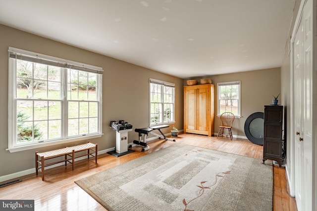 5 Charcoal Ln, Mohnton, PA 19540 - workout room with wood finished floors