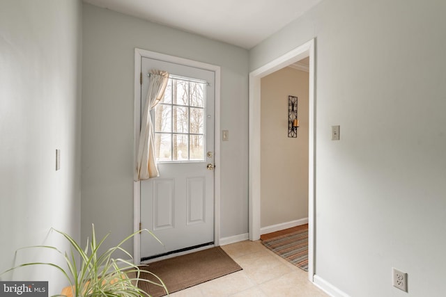 5 Charcoal Ln, Mohnton, PA 19540 - doorway to outside featuring baseboards and tile patterned floors