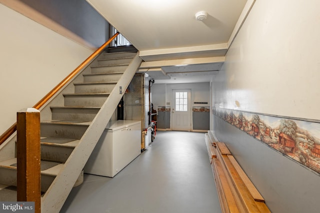 5 Charcoal Ln, Mohnton, PA 19540 - staircase featuring concrete floors