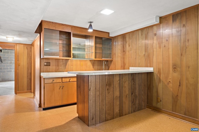 608 Davis Ave, Charlottesville, VA 22901 - indoor bar featuring wooden walls