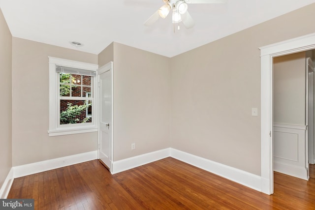 301 Fleming Ave, Frederick, MD 21701 - unfurnished room featuring hardwood / wood-style flooring and a ceiling fan