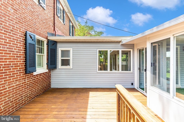 301 Fleming Ave, Frederick, MD 21701 - view of wooden deck