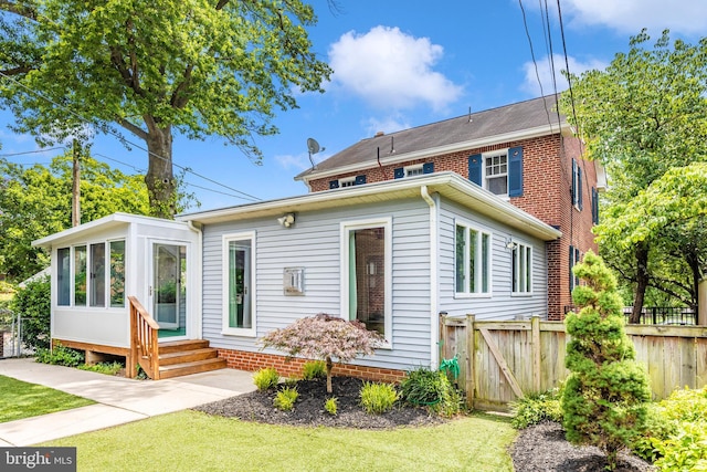301 Fleming Ave, Frederick, MD 21701 - view of front of property with a sunroom