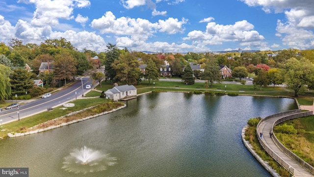 301 Fleming Ave, Frederick, MD 21701 - aerial view of a nearby body of water and a tree filled landscape