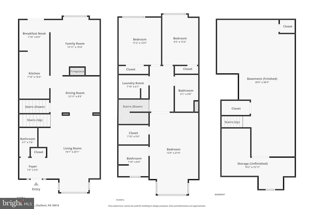 243 Prince William Way, Chalfont, PA 18914 - view of floor plan / room layout