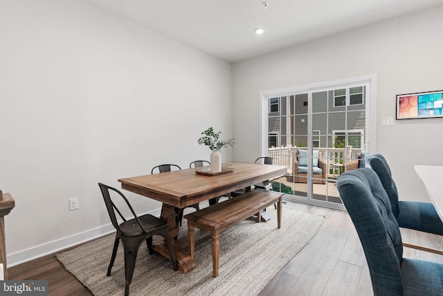 28 Boot Ln, Gilbertsville, PA 19525 - dining space with wood finished floors and recessed lighting