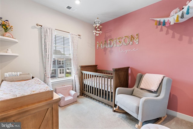 28 Boot Ln, Gilbertsville, PA 19525 - bedroom with a crib and light carpet