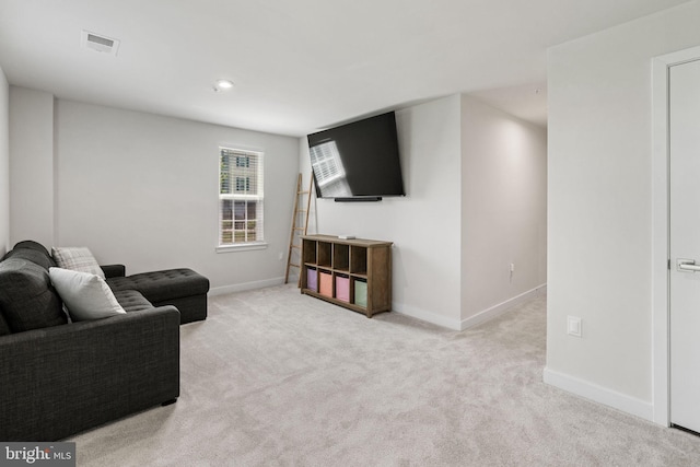28 Boot Ln, Gilbertsville, PA 19525 - carpeted living room featuring baseboards