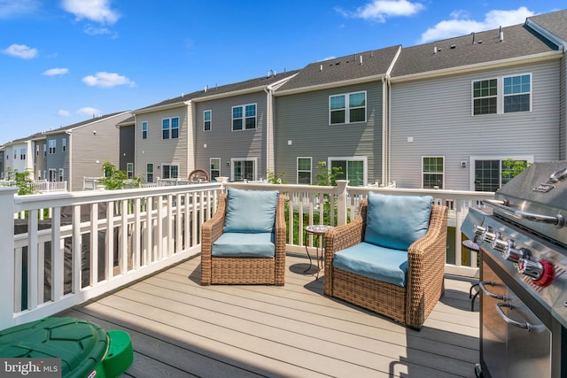 28 Boot Ln, Gilbertsville, PA 19525 - deck with a residential view and grilling area