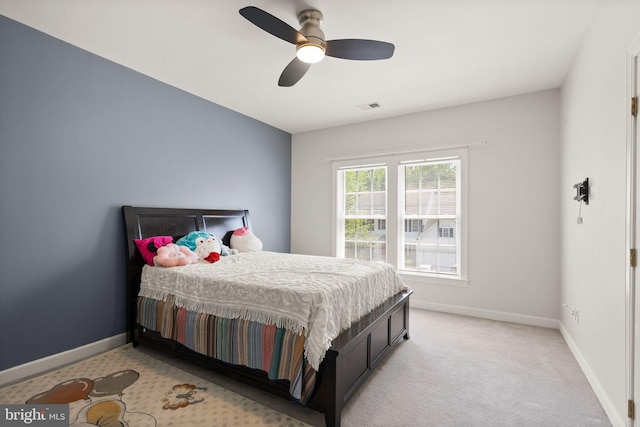 14512 Penderlea Ct, Gainesville, VA 20155 - bedroom with a ceiling fan and light colored carpet