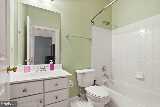 14512 Penderlea Ct, Gainesville, VA 20155 - full bathroom featuring vanity and shower / tub combination