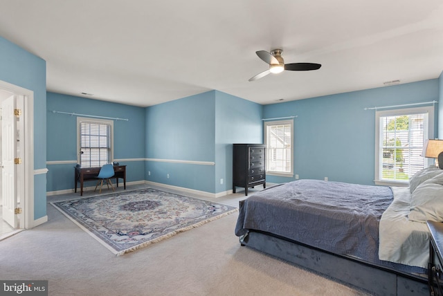 14512 Penderlea Ct, Gainesville, VA 20155 - bedroom featuring carpet flooring and a ceiling fan