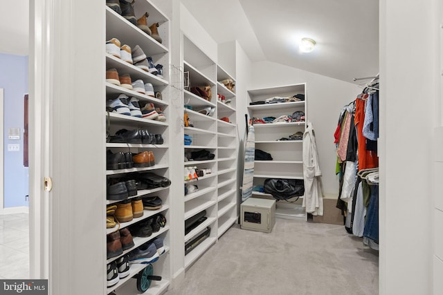 14512 Penderlea Ct, Gainesville, VA 20155 - spacious closet with vaulted ceiling and carpet flooring