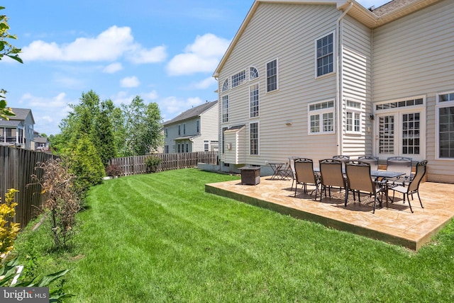 14512 Penderlea Ct, Gainesville, VA 20155 - rear view of property featuring a patio and a fenced backyard