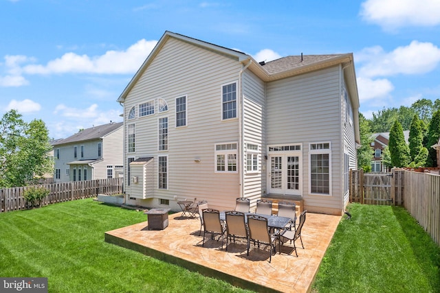 14512 Penderlea Ct, Gainesville, VA 20155 - rear view of property featuring a patio area and a fenced backyard