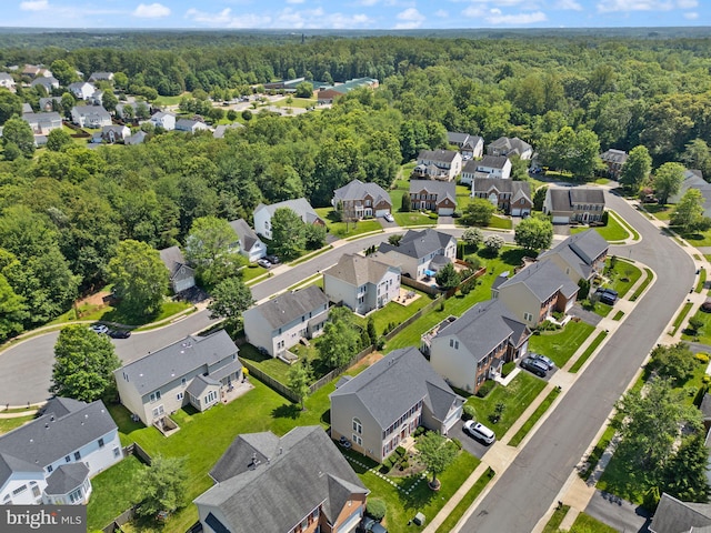 14512 Penderlea Ct, Gainesville, VA 20155 - aerial view of residential area featuring a heavily wooded area