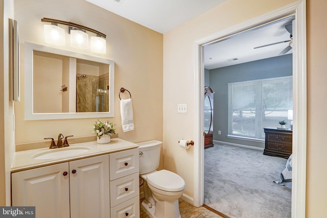 6532 Grange Ln Unit 103, Alexandria, VA 22315 - bathroom with vanity and a shower