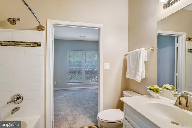 6532 Grange Ln Unit 103, Alexandria, VA 22315 - bathroom featuring vanity and shower / tub combination