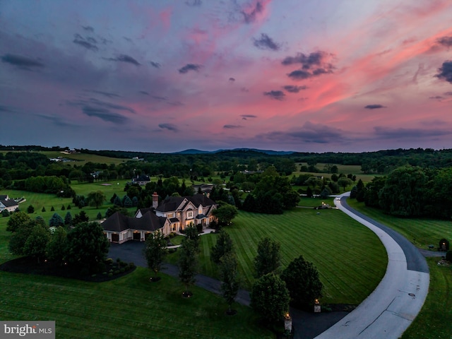 2740 Allen Glen Dr, Mechanicsburg, PA 17055 - aerial view at dusk