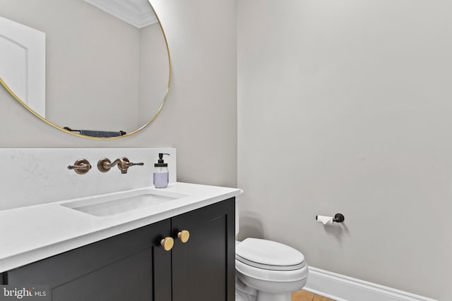 2740 Allen Glen Dr, Mechanicsburg, PA 17055 - bathroom with vanity and crown molding