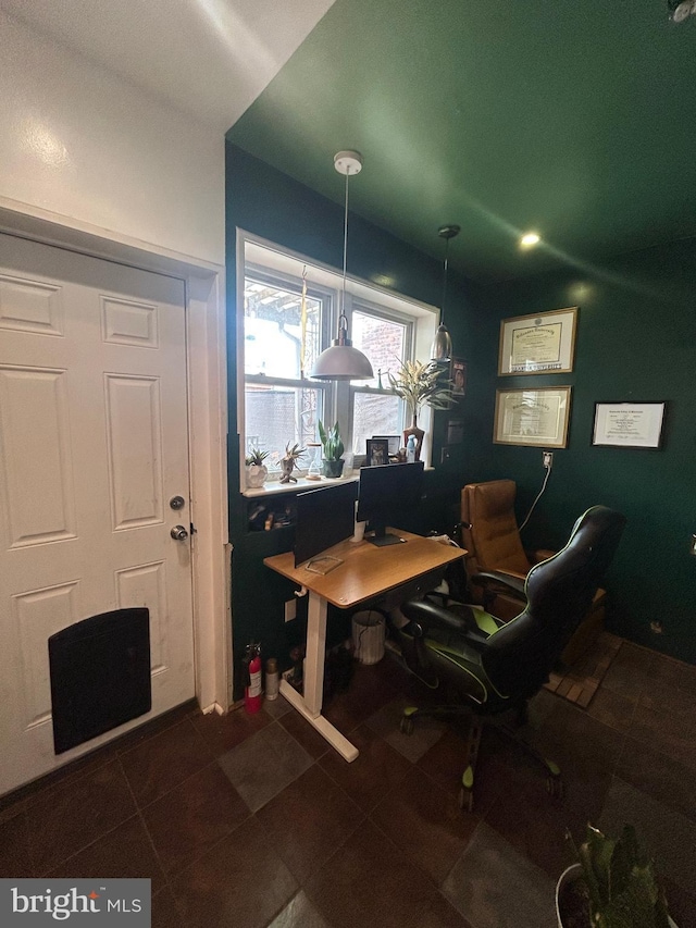 3030 Edgemont St, Philadelphia, PA 19134 - home office with tile patterned floors