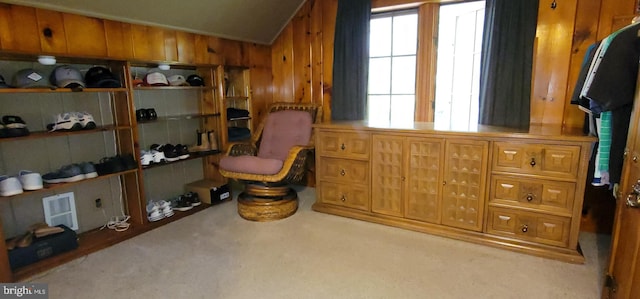 540 Weadley Rd, King Of Prussia, PA 19406 - sitting room with carpet flooring and wooden walls