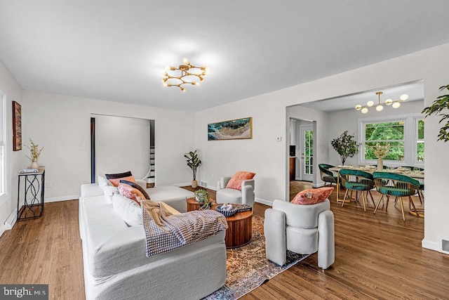 1528 Stuyvesant Ave, Trenton, NJ 08618 - living area with wood finished floors and baseboards