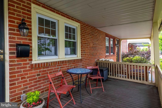16 E Abington Ave, Philadelphia, PA 19118 - view of wooden porch