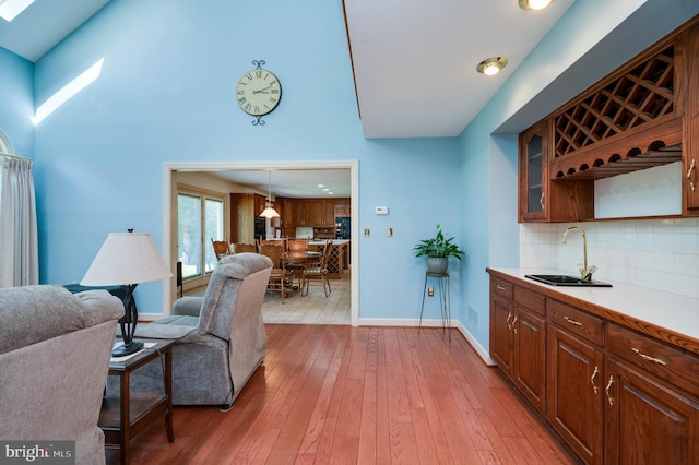 14 Quail Ridge Dr, Reading, PA 19607 - living area featuring baseboards and light wood-style floors