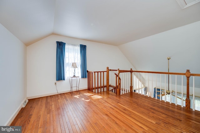 14 Quail Ridge Dr, Reading, PA 19607 - additional living space with hardwood / wood-style flooring and vaulted ceiling