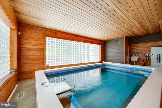 14 Quail Ridge Dr, Reading, PA 19607 - indoor pool with a sink